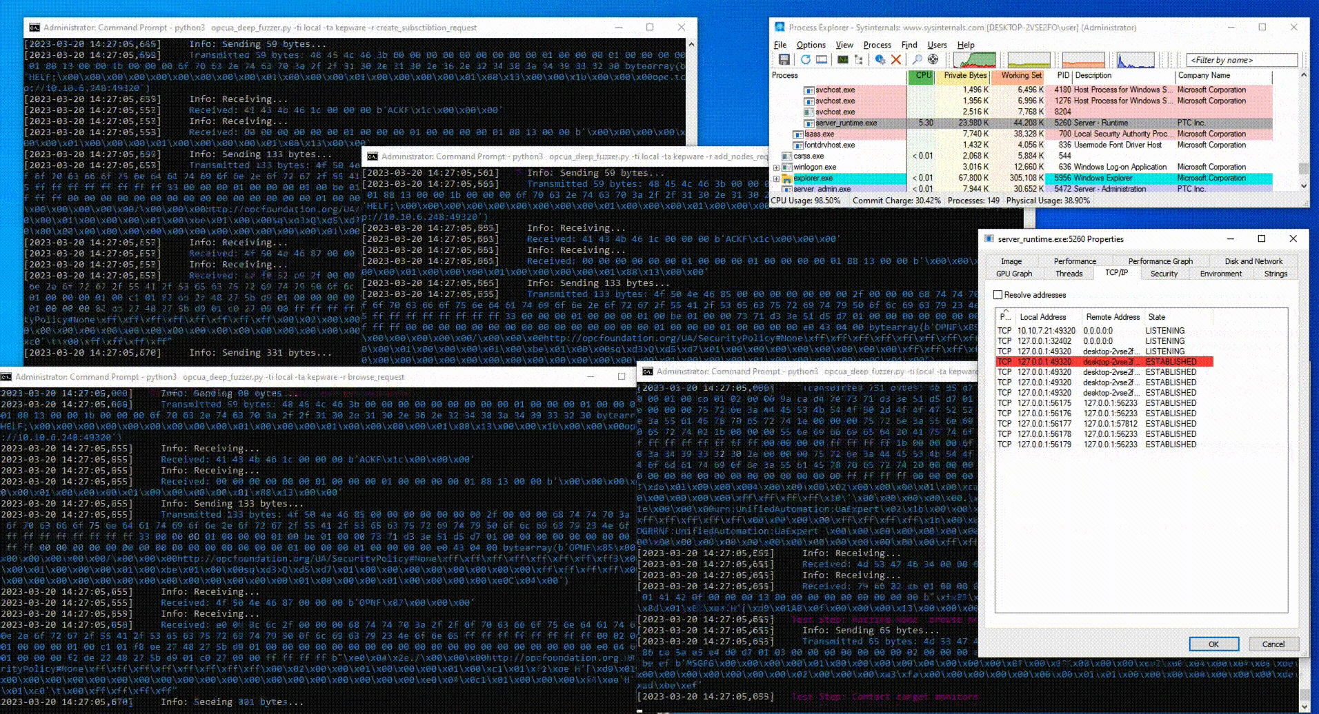 network-fuzzer finding bugs