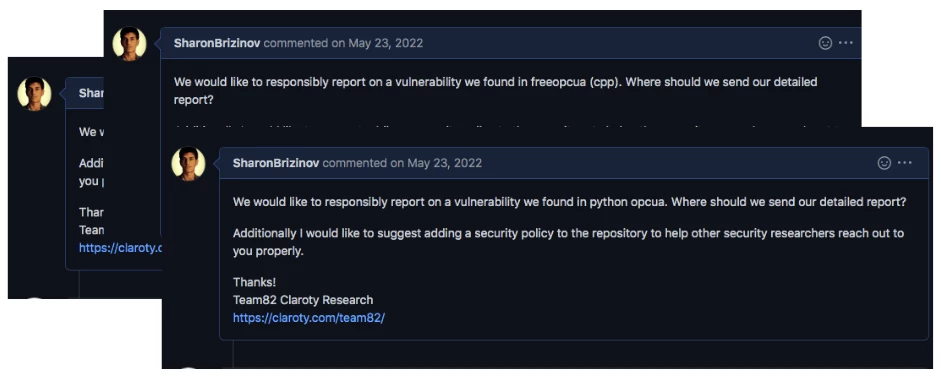 vulnerable OPC UA projects