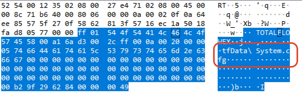 Claroty Team82: We can see that the request contains a file name in the tfData directory. Lets check for a path traversal vulnerability by requesting the /etc/shadow file.
