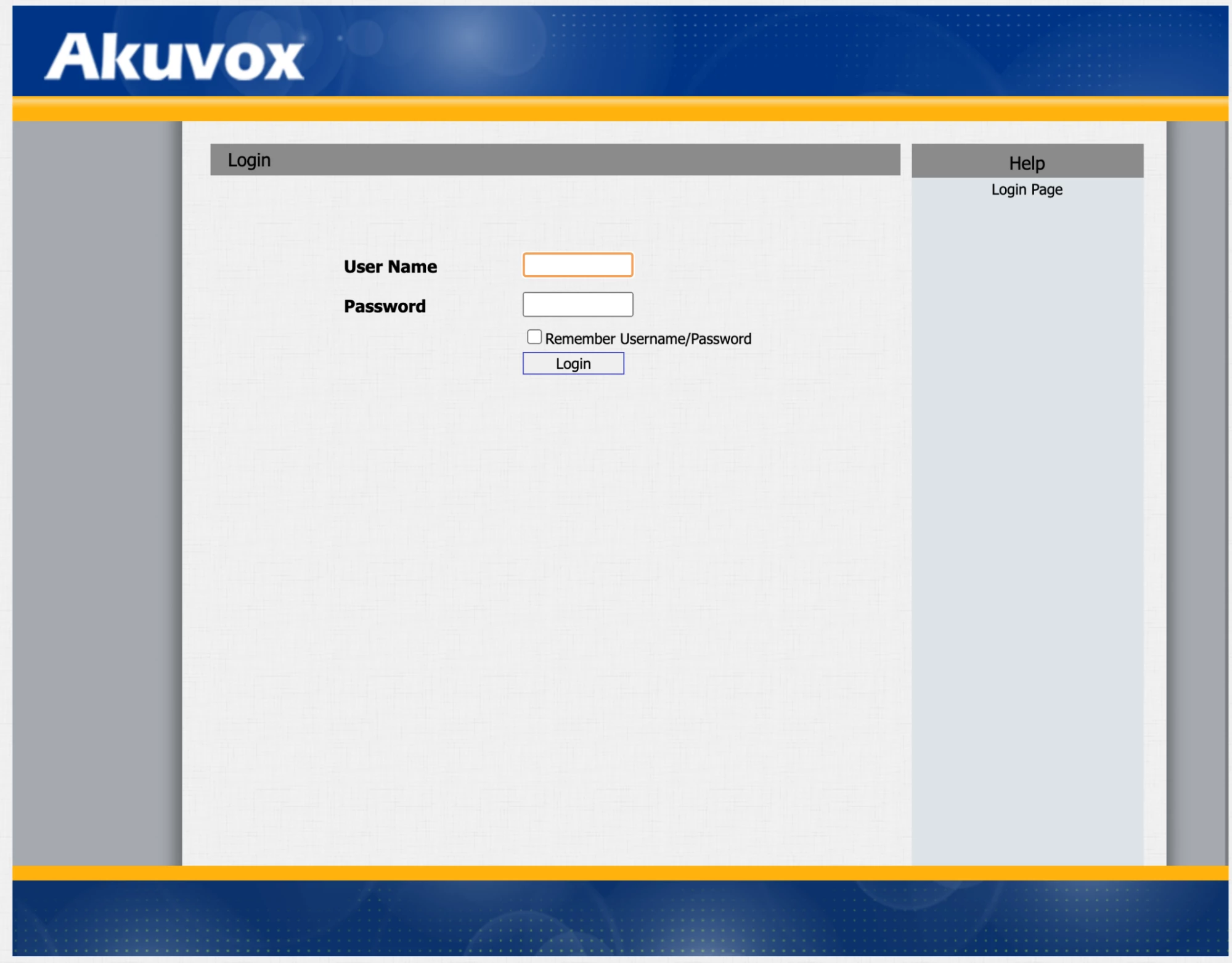 Akuvox Login