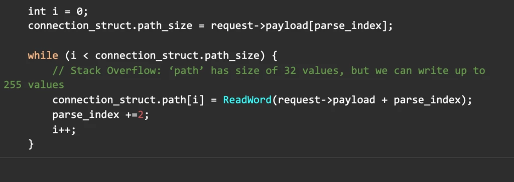 ENIP connection structure