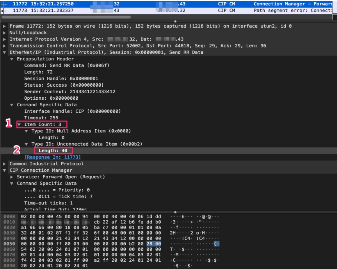 Item count and Length