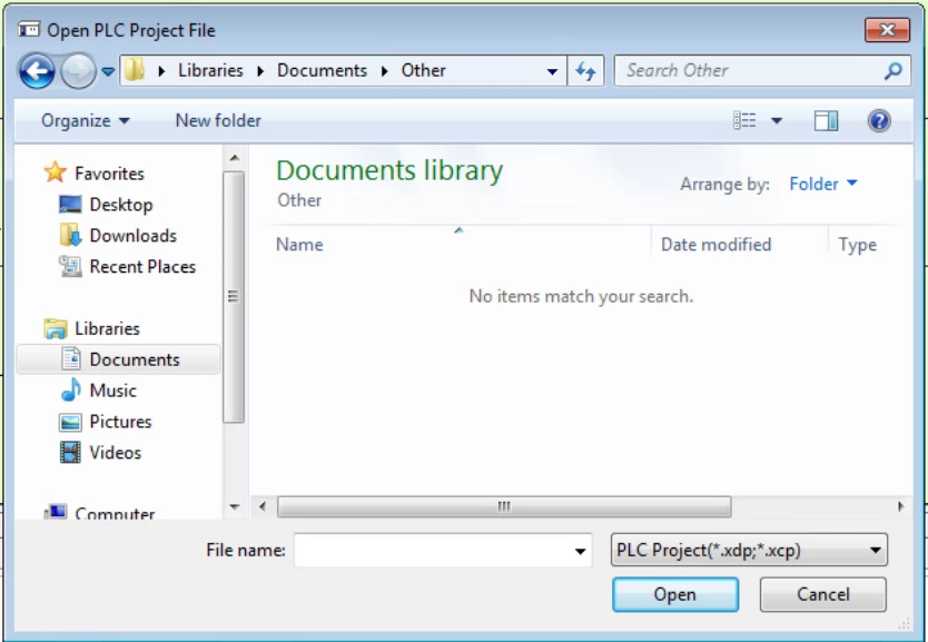 XINJE PLC project file structures