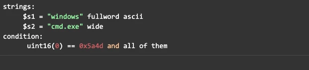 Strings and Conditions
