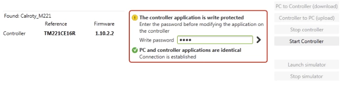 Claroty m221 controller access