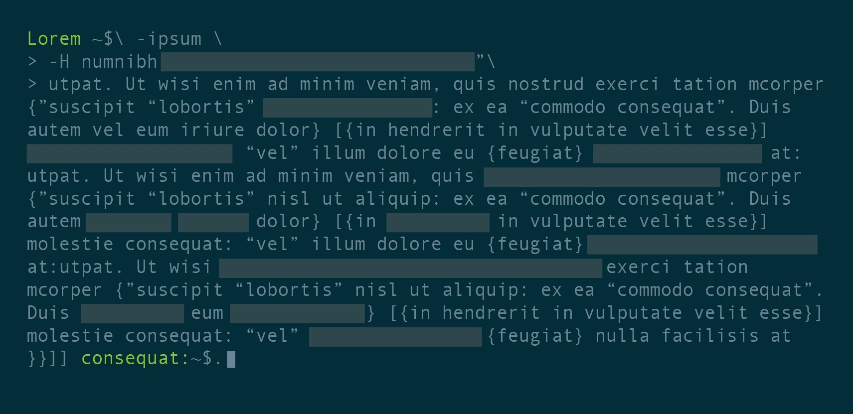 Quick blox placeholder text