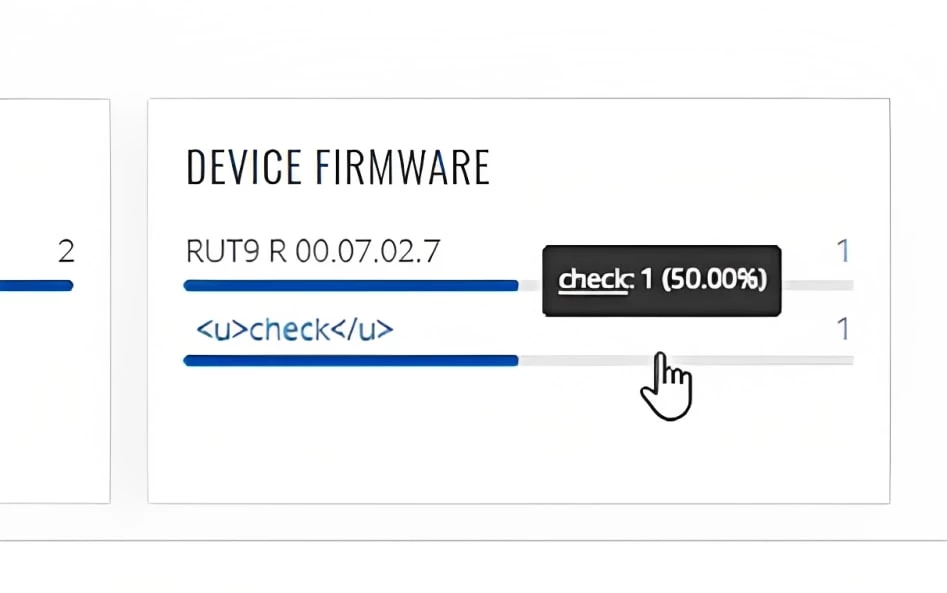fw_version field will trigger the XSS